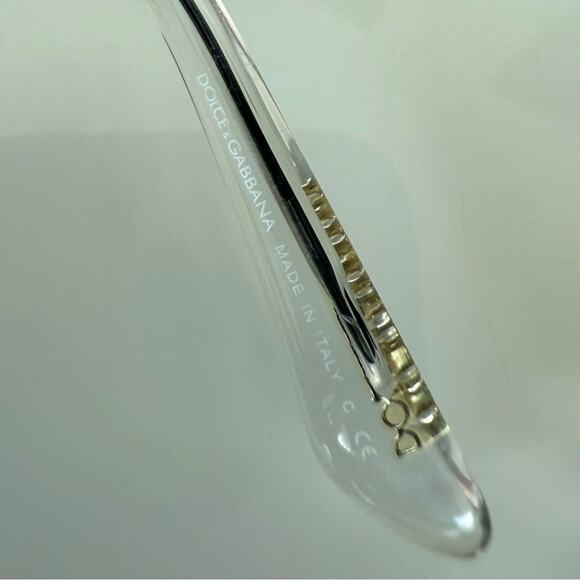 Dolce&Gabbana rhinestone runway women sunglasses Authentic Retail 1250$ - Picture 7 of 9